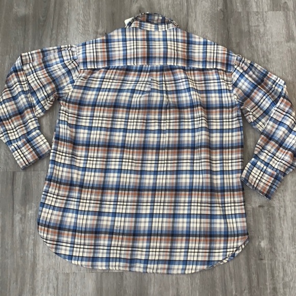 NEW Size Large Levis Kenna Menswear Plaid Flannel Oversized Button Up Shirt - Picture 8 of 10
